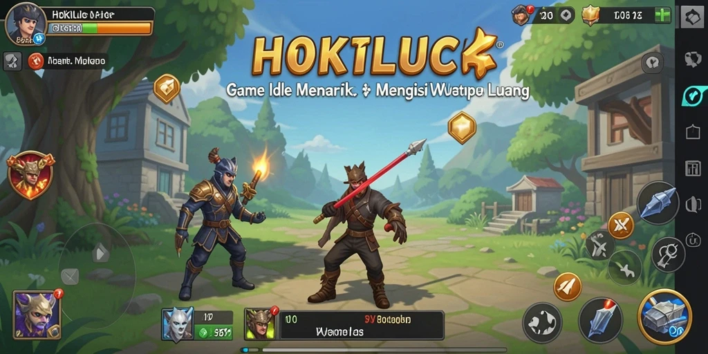 Tampilan gameplay HOKILUCK yang penuh warna dan interaktif.