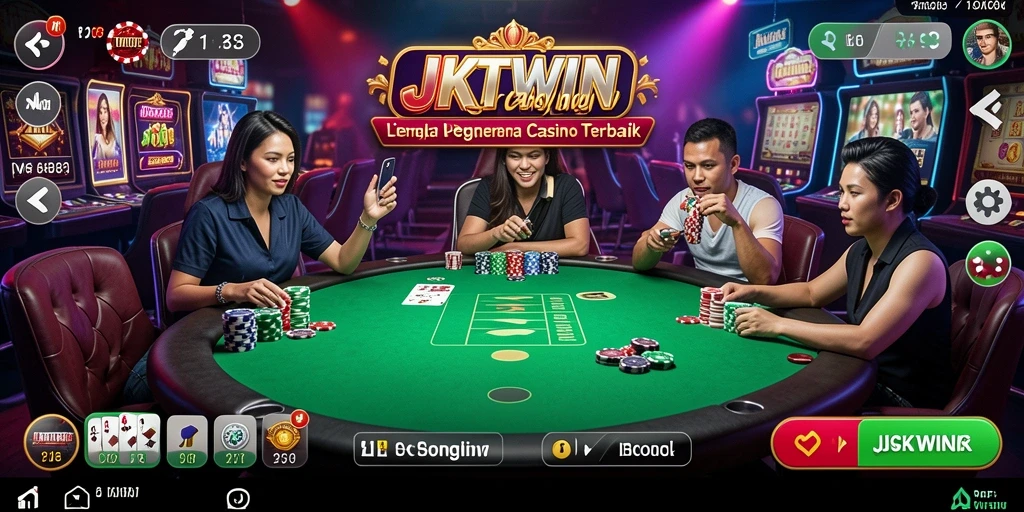 Gameplay langsung dari JKTWIN dengan dealer profesional.