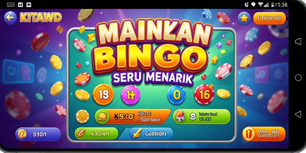 Gameplay seru di KITAWD dengan tema Bingo yang menarik.