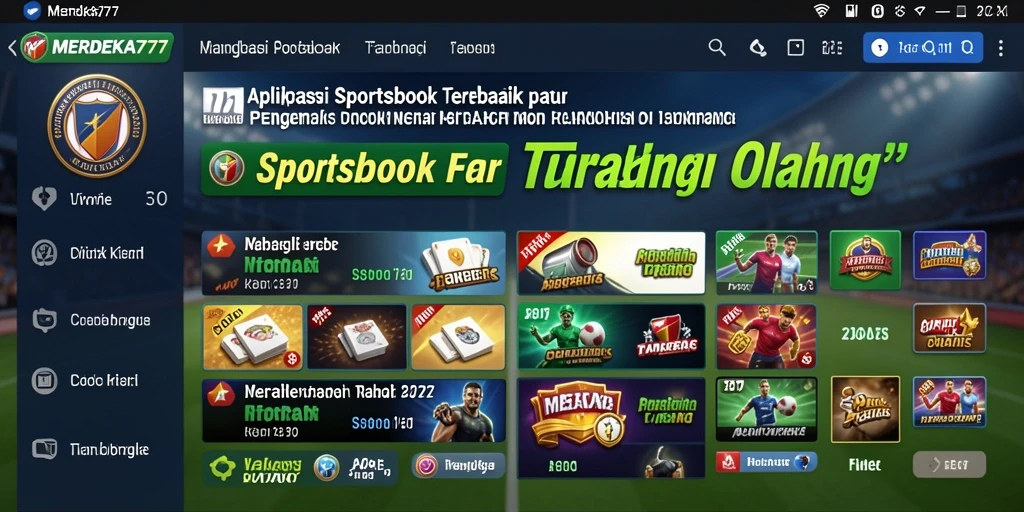 Tampilan screenshot utama MERDEKA777 menampilkan antarmuka taruhan yang menarik dan interaktif.