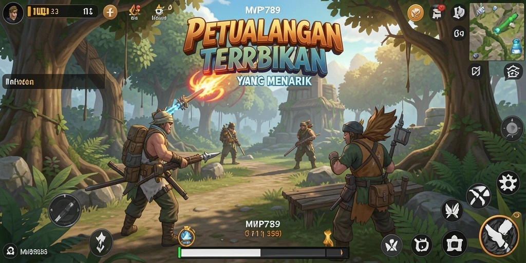 Tampilan gameplay menarik dari dunia terbuka MVP789.