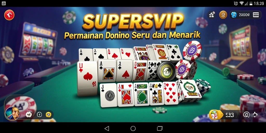 Tampilan gameplay seru di SUPERSVIP yang menarik perhatian.